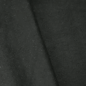 Ink Black Soft Brushed Knit Jacketing Fabric