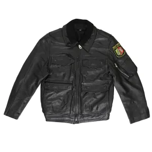 Issued German Police Women's Leather Jacket