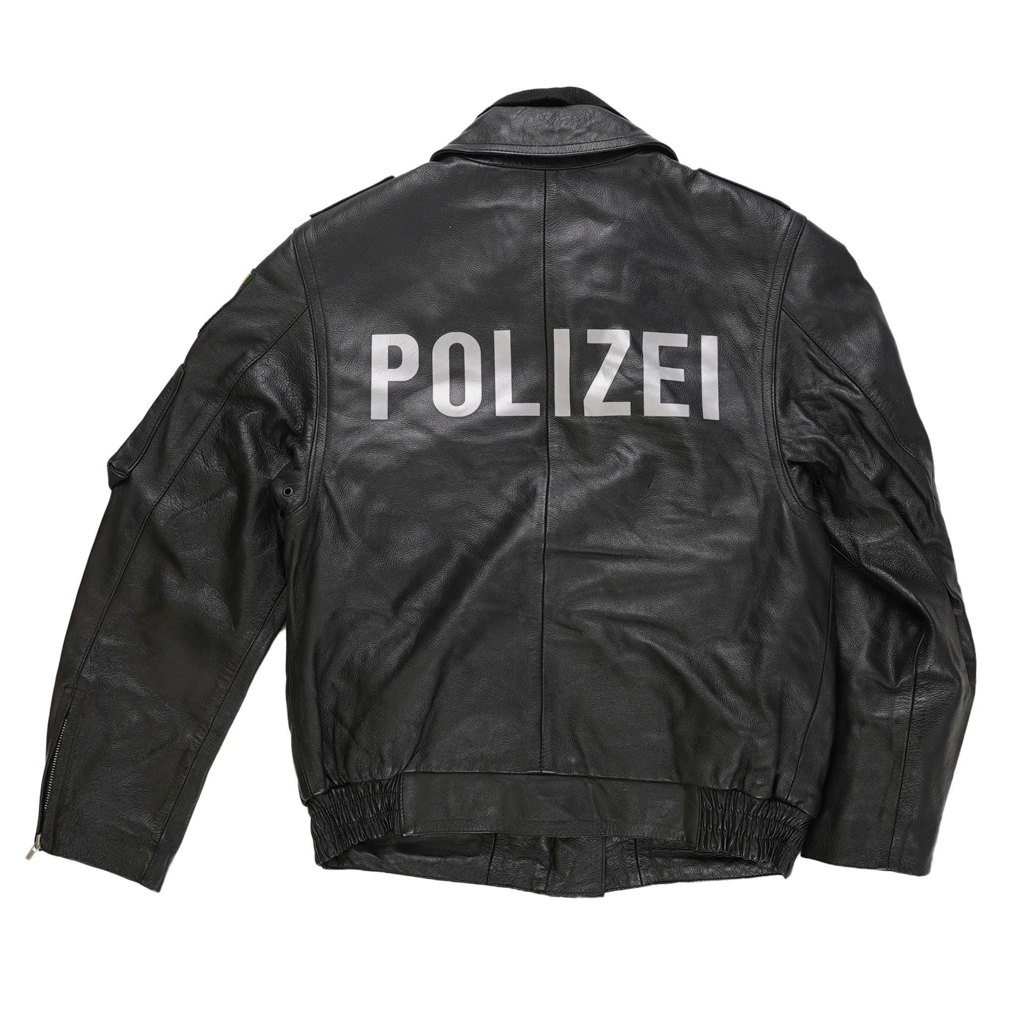Issued German Police Women's Leather Jacket