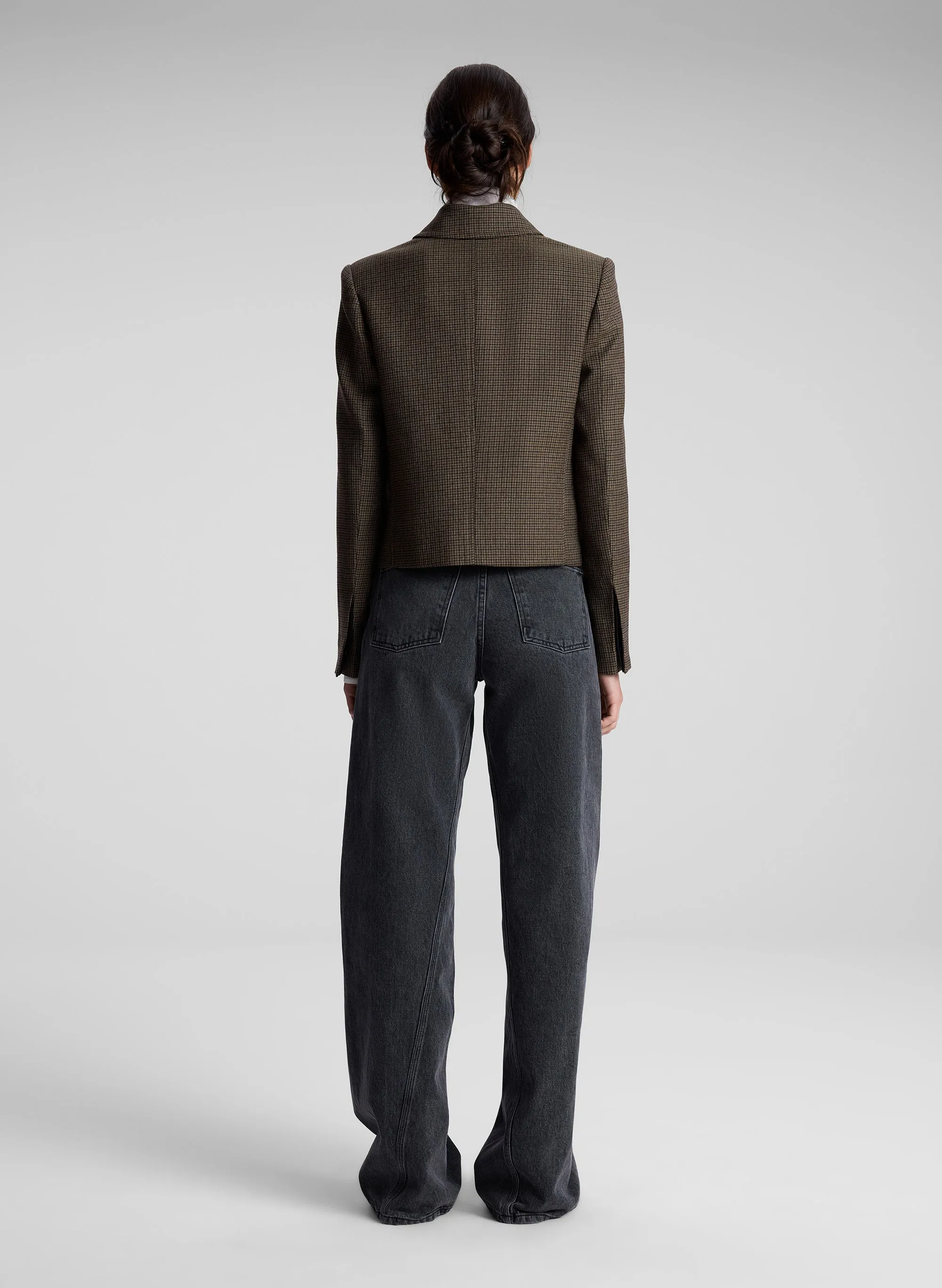 Jamie Mini Houndstooth Jacket