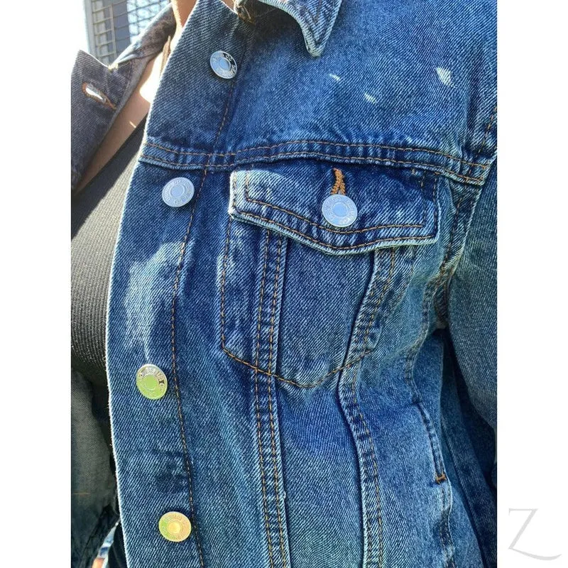 Ladies Super Strong Short Denim Jacket | Plain | "Wow"