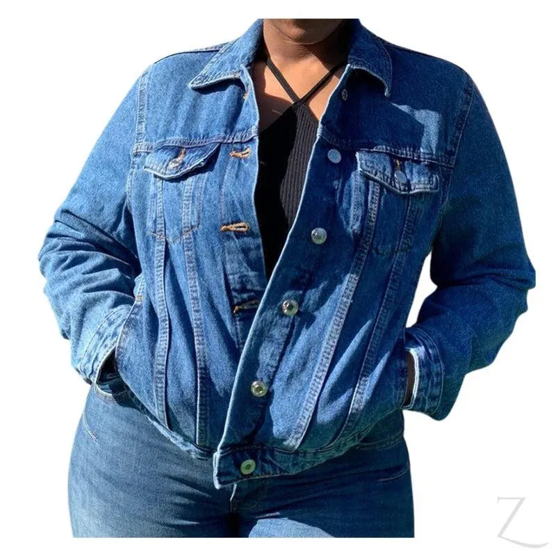 Ladies Super Strong Short Denim Jacket | Plain | "Wow"