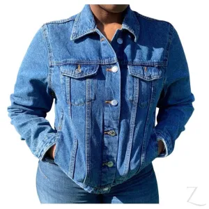 Ladies Super Strong Short Denim Jacket | Plain | "Wow"