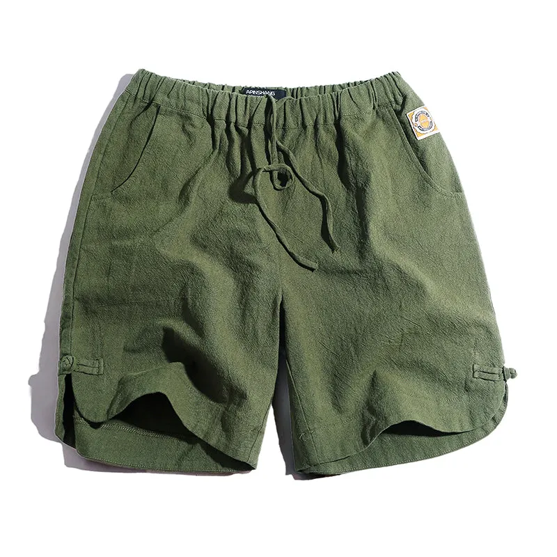 Linen Breathable Loose Fit Casual Short