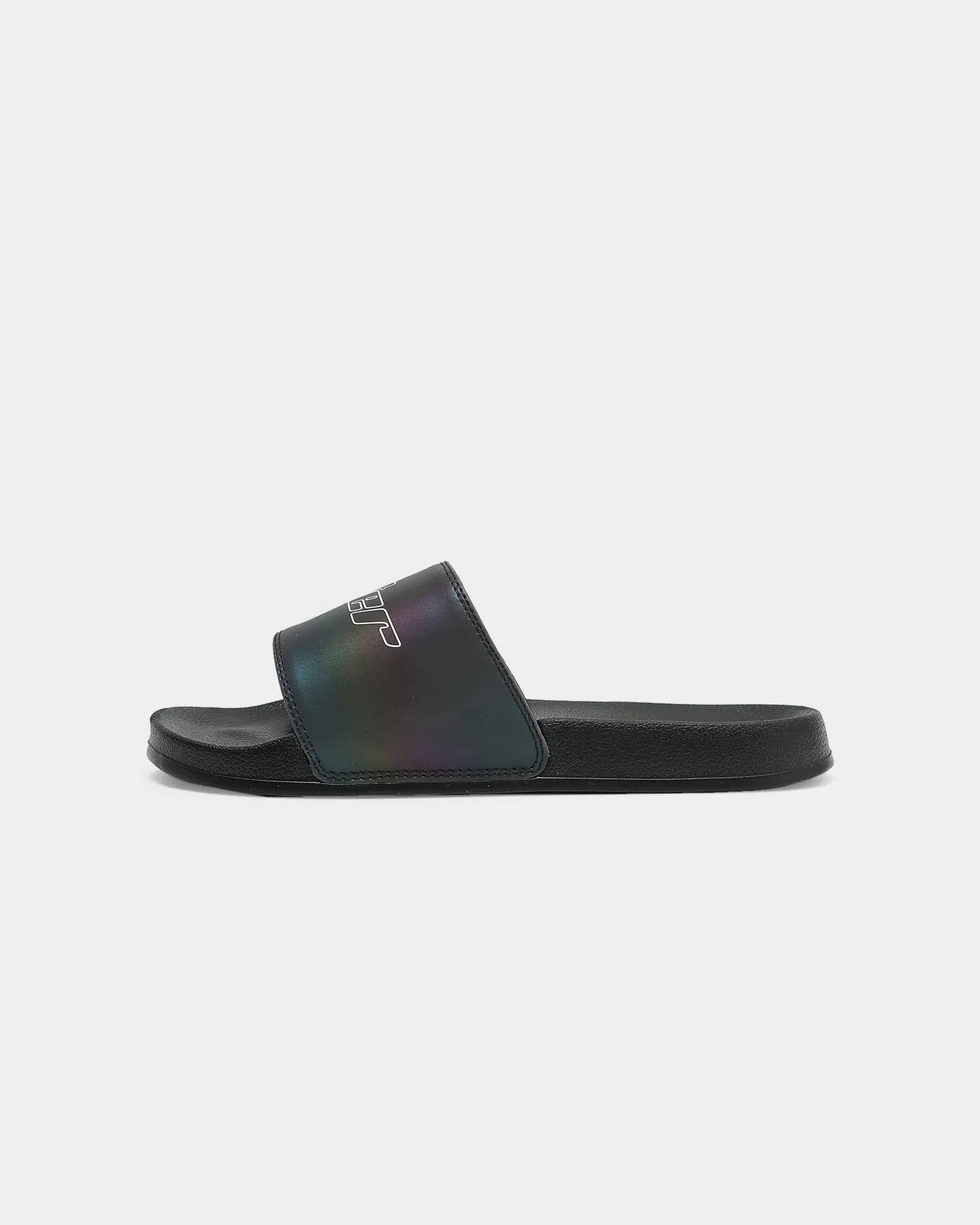 Loiter Reflective Slide Black/Rainbow Reflective