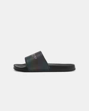 Loiter Reflective Slide Black/Rainbow Reflective