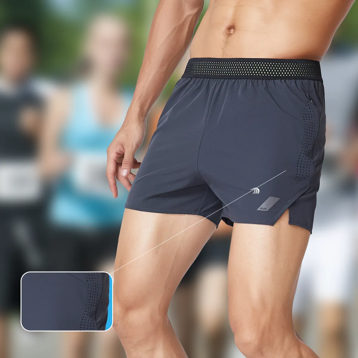 Men's Breathable Athletic Shorts