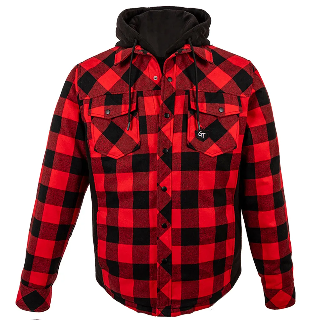 Men's Naturmania Insulated Plaid Shirt Jacket