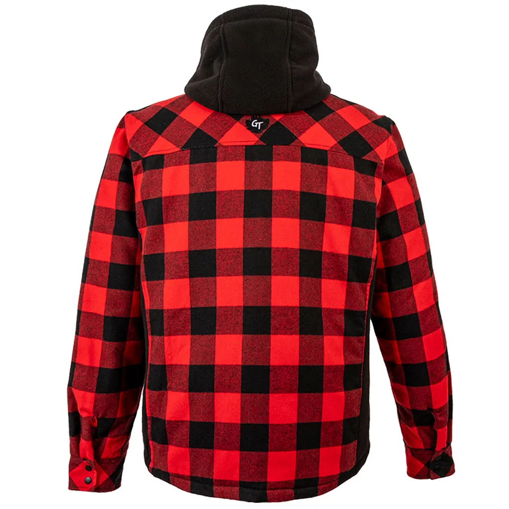 Men's Naturmania Insulated Plaid Shirt Jacket