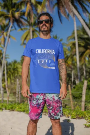 Mens T shirts 'California Superior Surf'