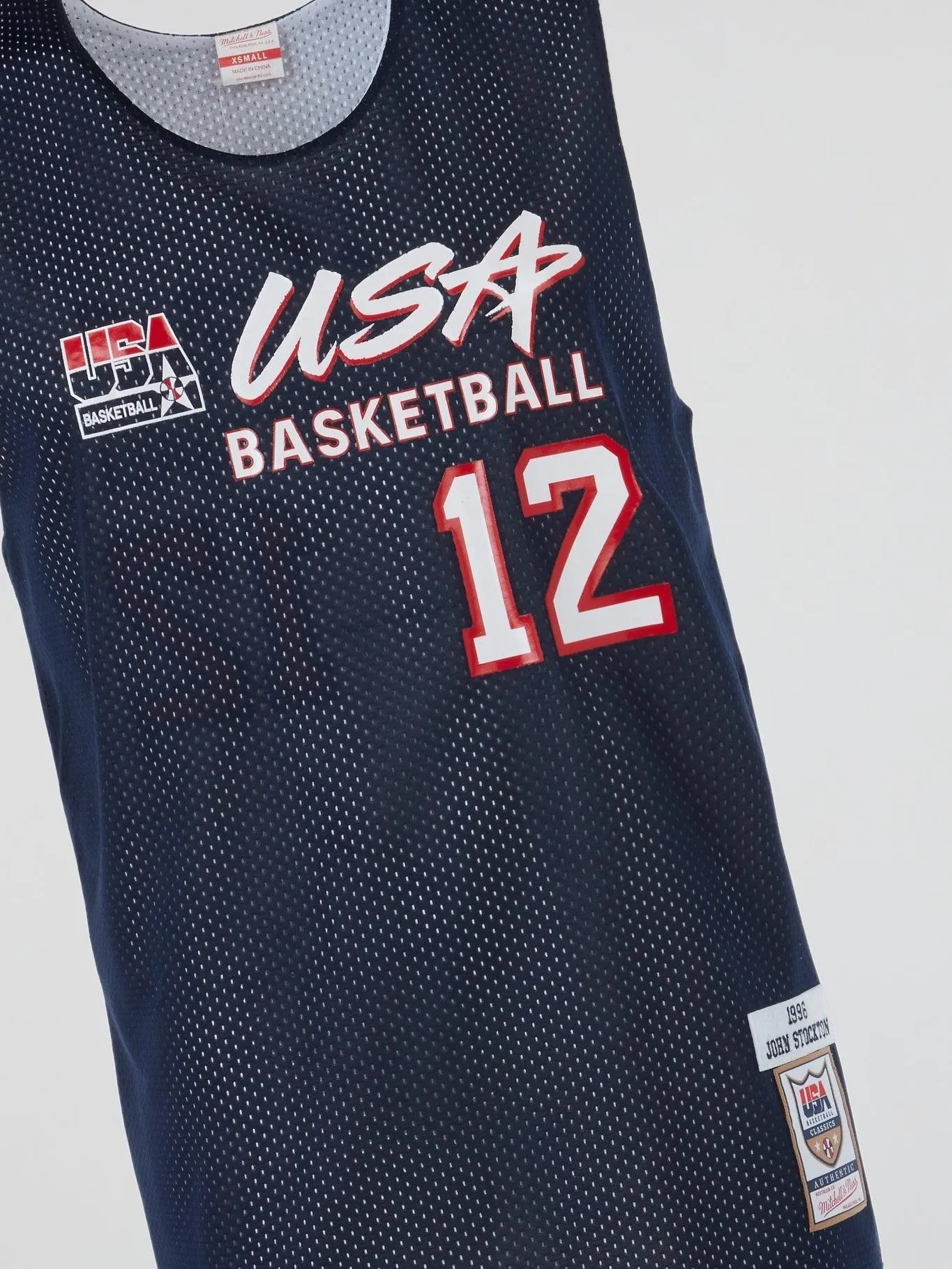 Mitchell and Ness - USA 96 John Stockton Authentic Jersey