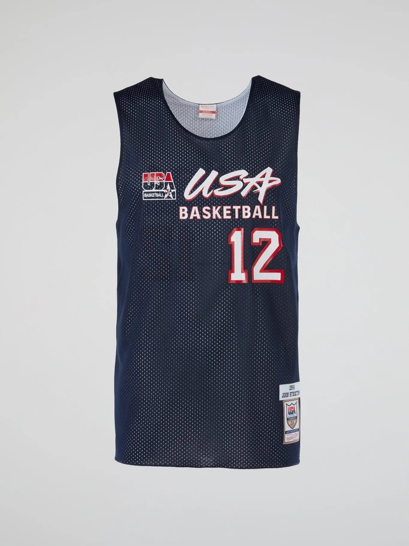 Mitchell and Ness - USA 96 John Stockton Authentic Jersey