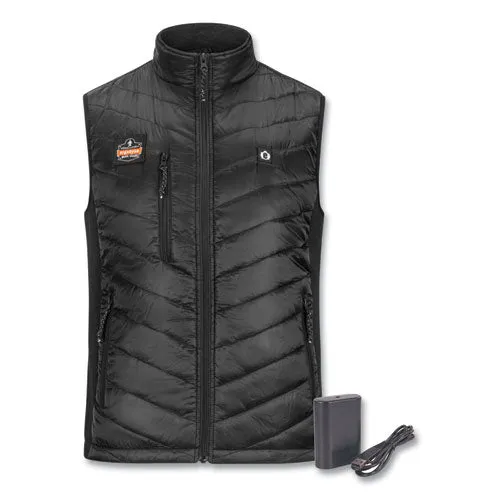 N-ferno 6495 Rechargeable Heated Vest With Batter Power Bank, Fleece/polyester, Small, Black, Ships In 1-3 Business Days