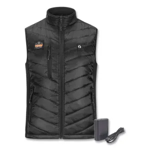 N-ferno 6495 Rechargeable Heated Vest With Batter Power Bank, Fleece/polyester, Small, Black, Ships In 1-3 Business Days