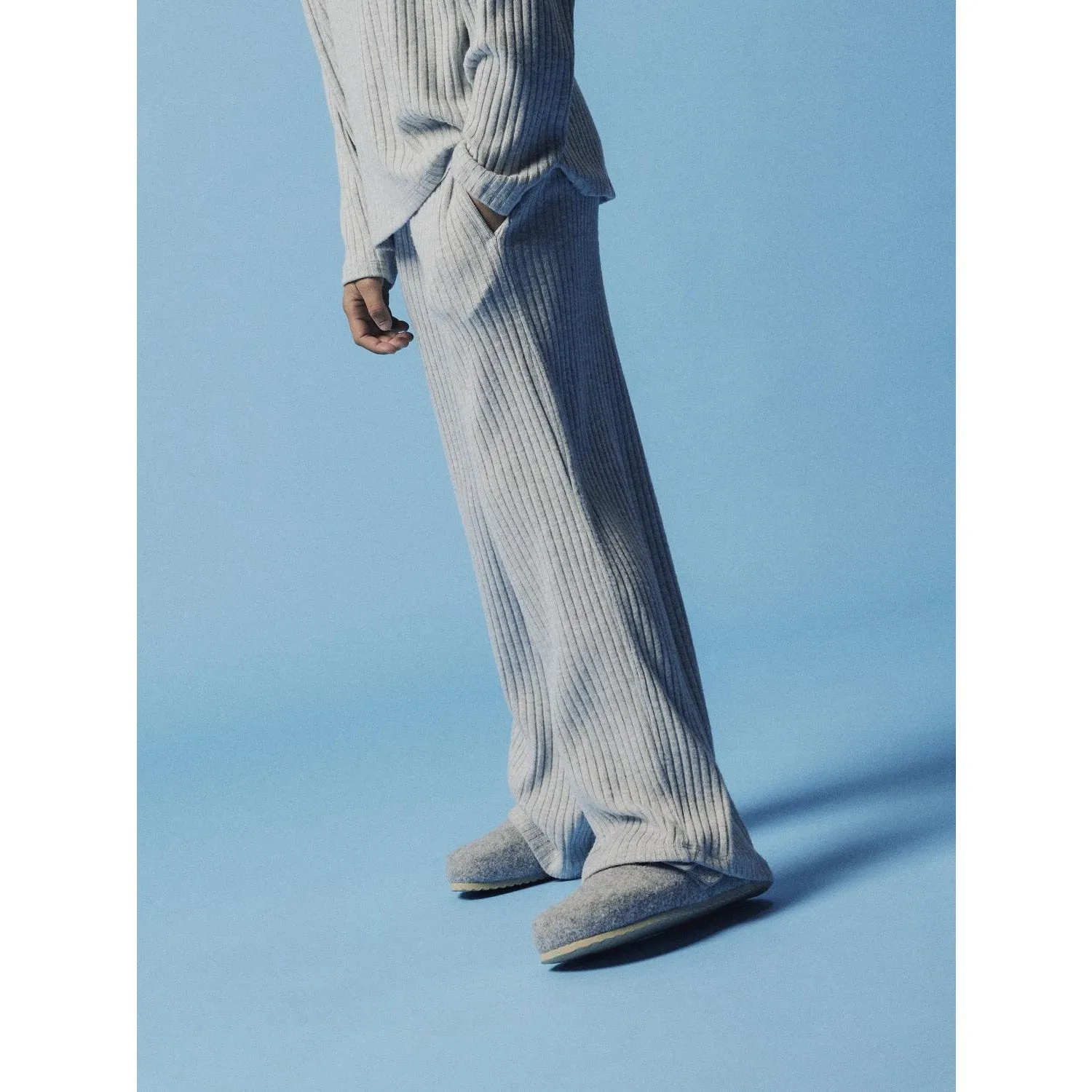 Name It Grey Melange Rikka Wide Pants