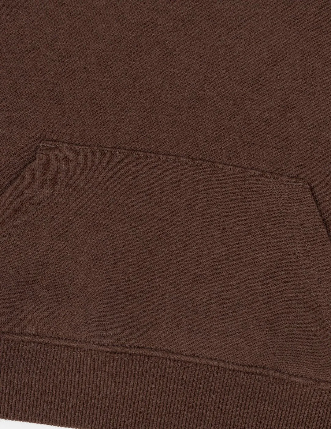 Neutral Solid Color Pullover Hoodie