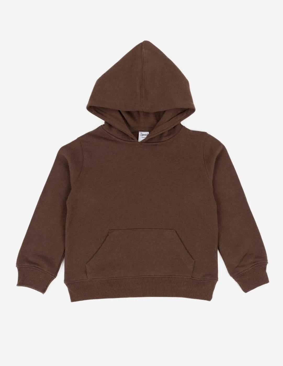 Neutral Solid Color Pullover Hoodie