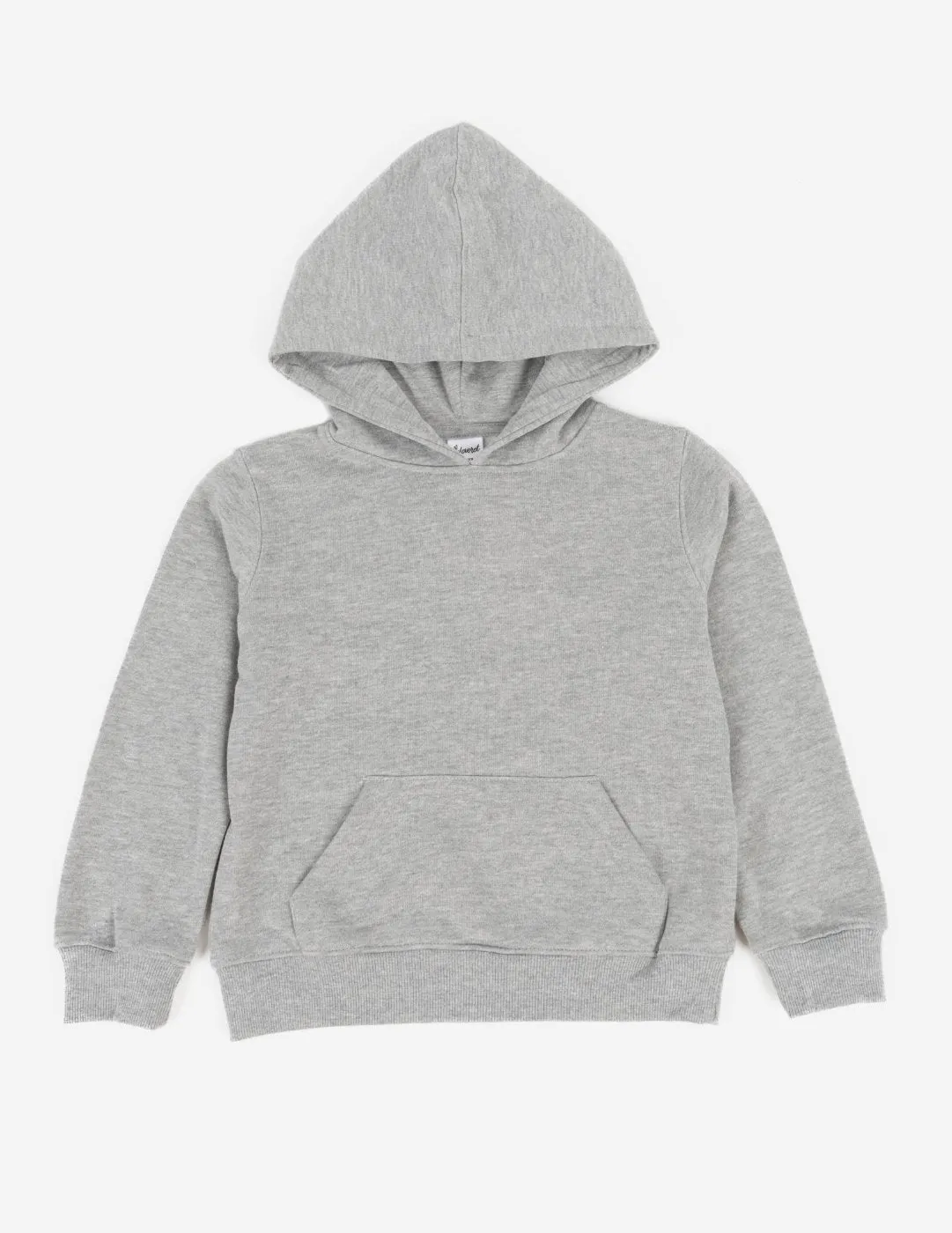 Neutral Solid Color Pullover Hoodie