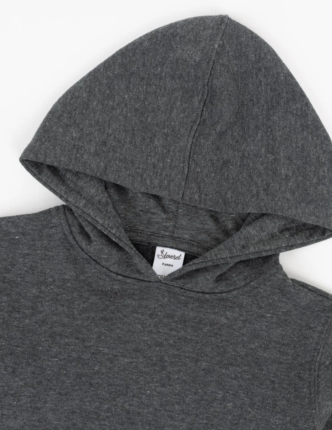 Neutral Solid Color Pullover Hoodie