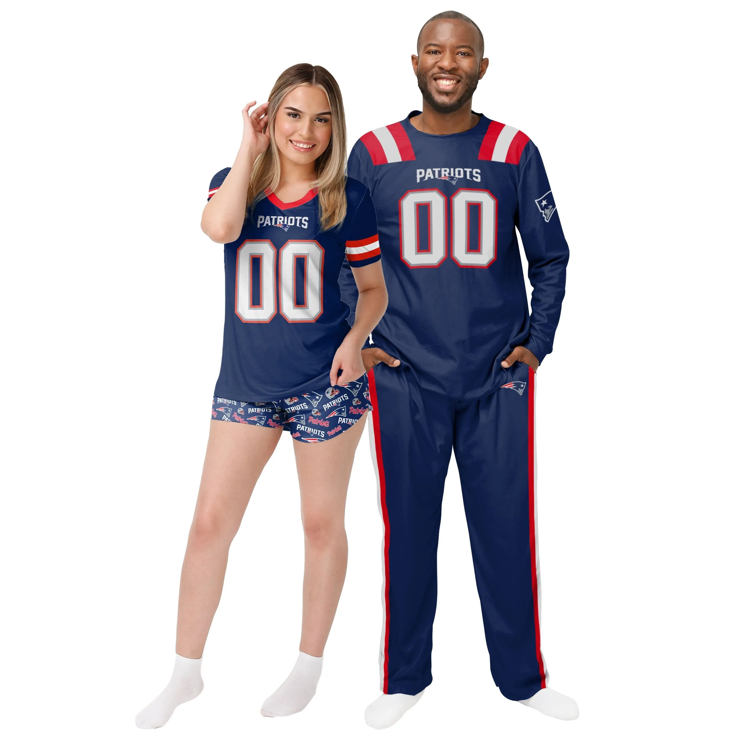 New England Patriots NFL Mens Gameday Ready Pajama Set