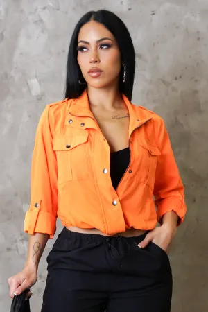 Night Out Jacket - Orange