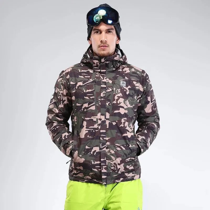 PELLIOT Camo Snowboard Jacket