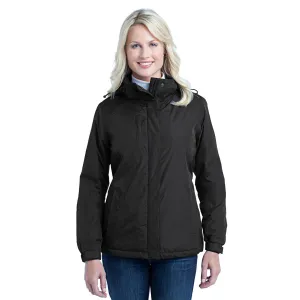 Port Authority Women's Black/Black Barrier Jacket