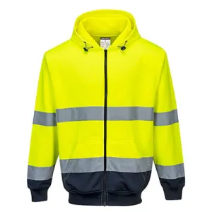 Portwest B317 - Hi-Vis Two-Tone Zipped Hoody