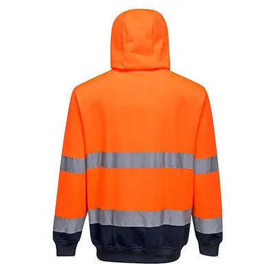 Portwest B317 - Hi-Vis Two-Tone Zipped Hoody