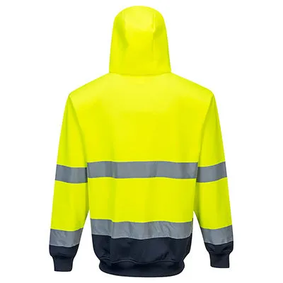 Portwest B317 - Hi-Vis Two-Tone Zipped Hoody