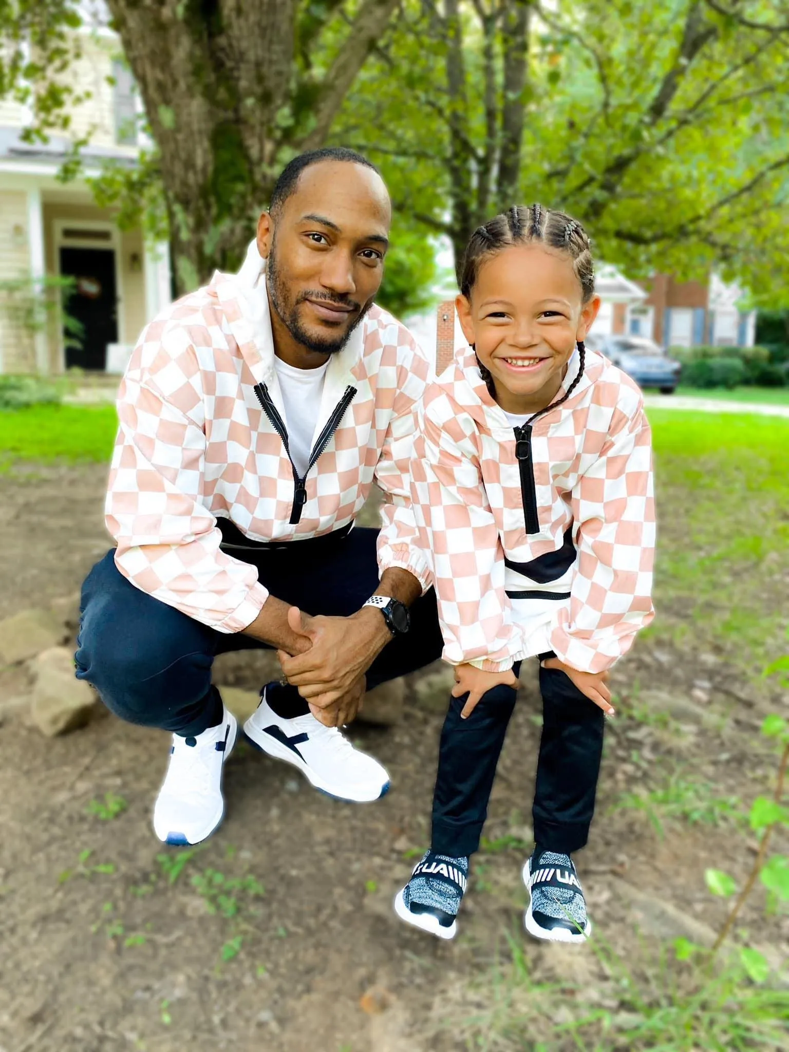 PREORDER: Cody Checkered Windbreaker In Youth Sizing