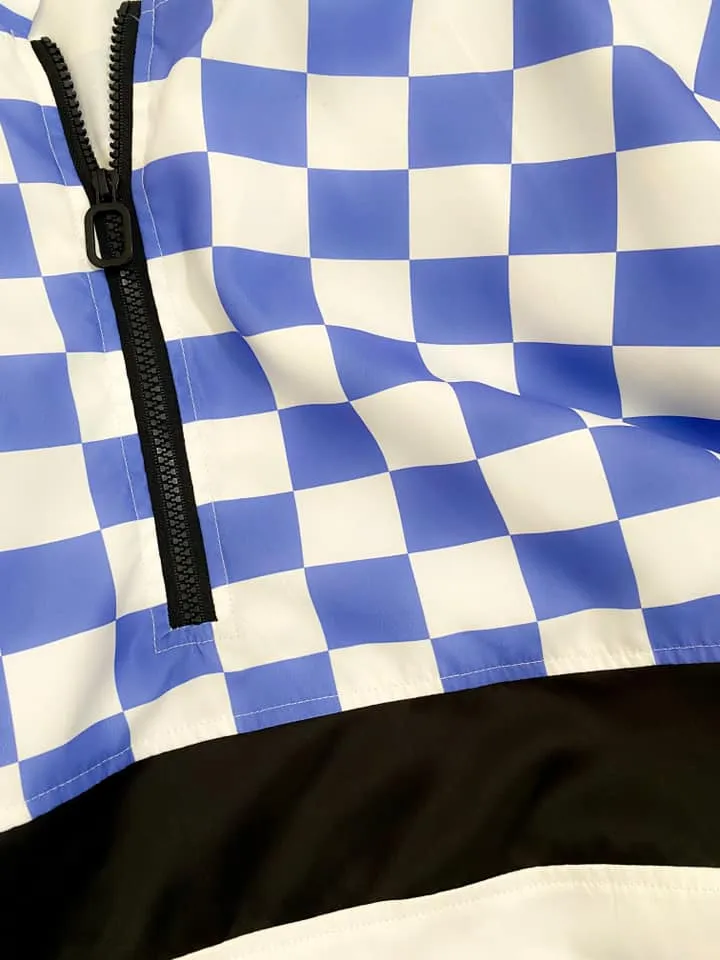 PREORDER: Cody Checkered Windbreaker In Youth Sizing
