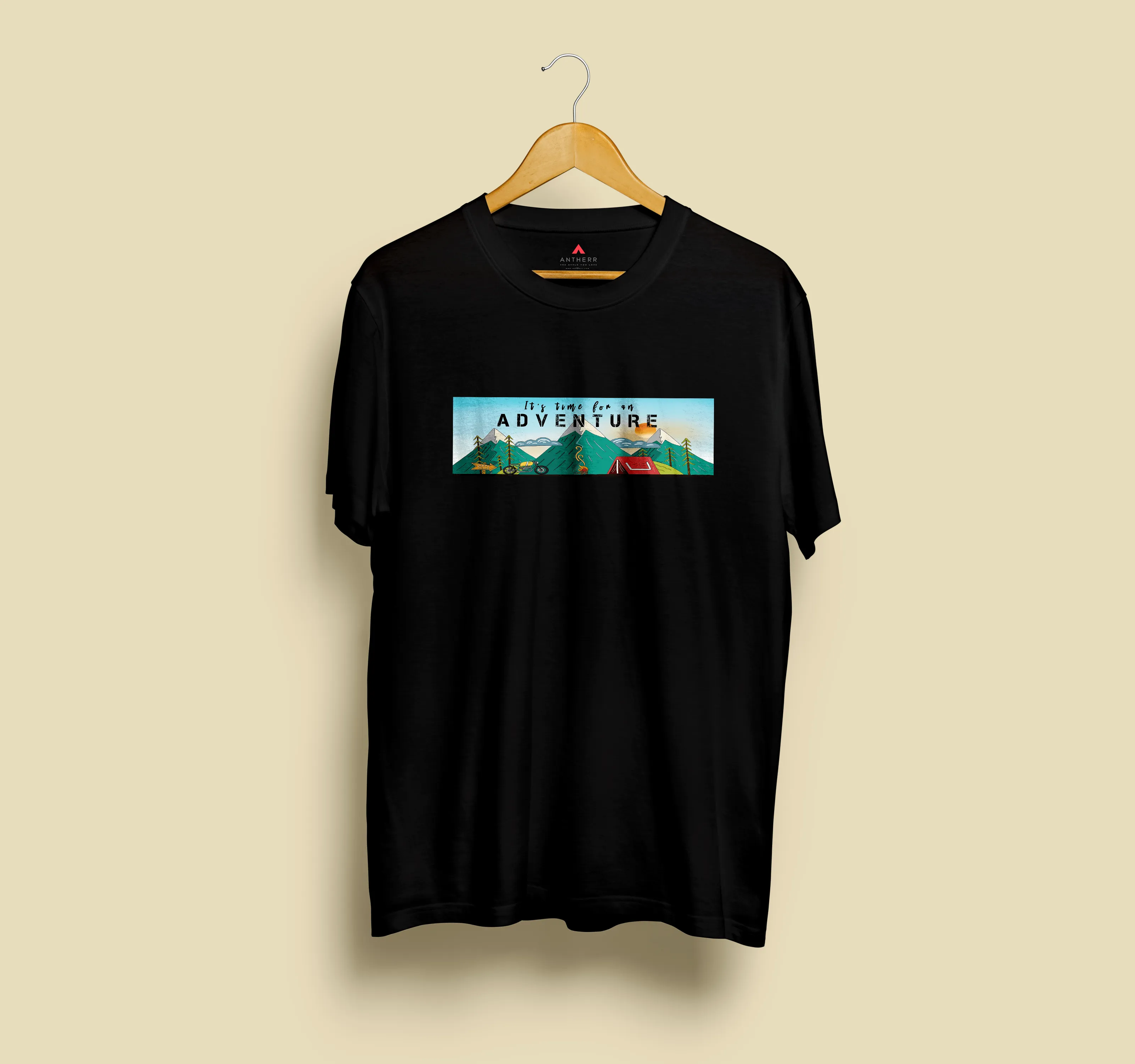 " TIME FOR AN ADVENTURE " HALF-SLEEVE T-SHIRT