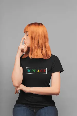 "PEACE"- HALF-SLEEVE T-SHIRTS.