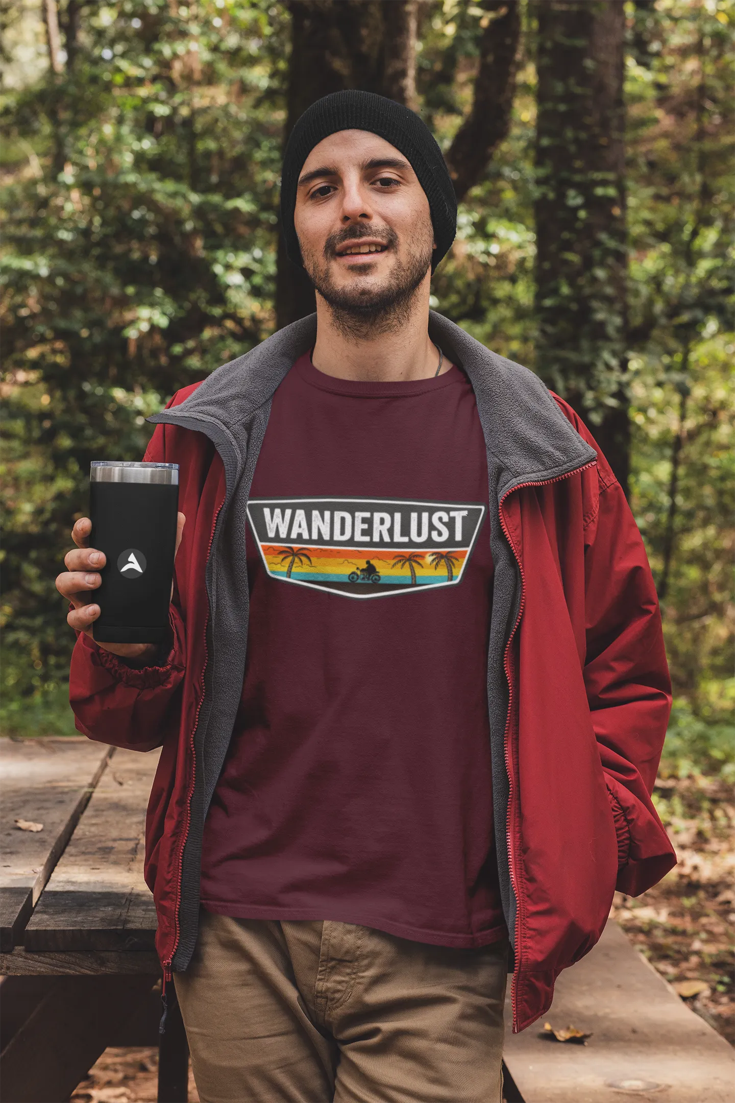 "WANDERLUST" - HALF-SLEEVE T-SHIRTS