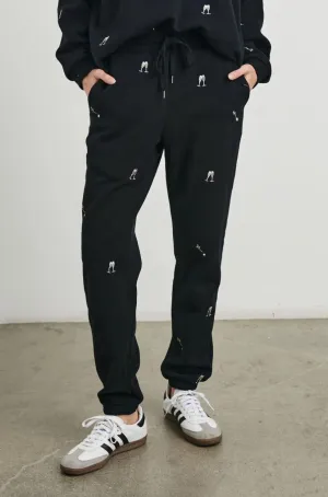 Rails Kingston Pant in Black Champagne