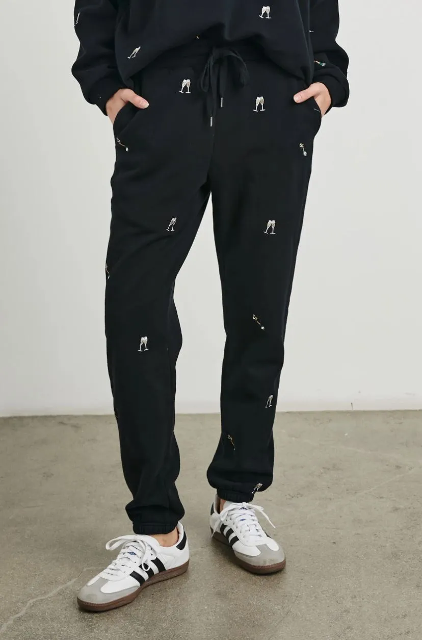 Rails Kingston Pant in Black Champagne