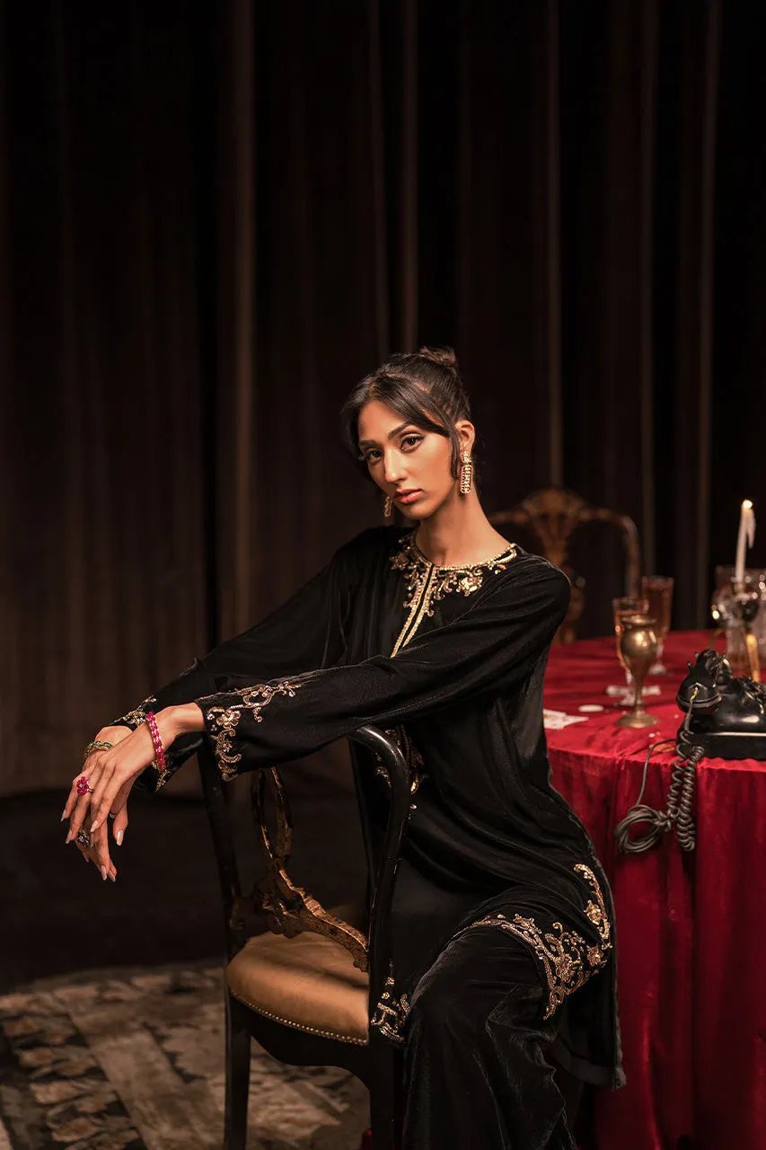 Rendezvous'24 - Mukesh Black Set (D-02)