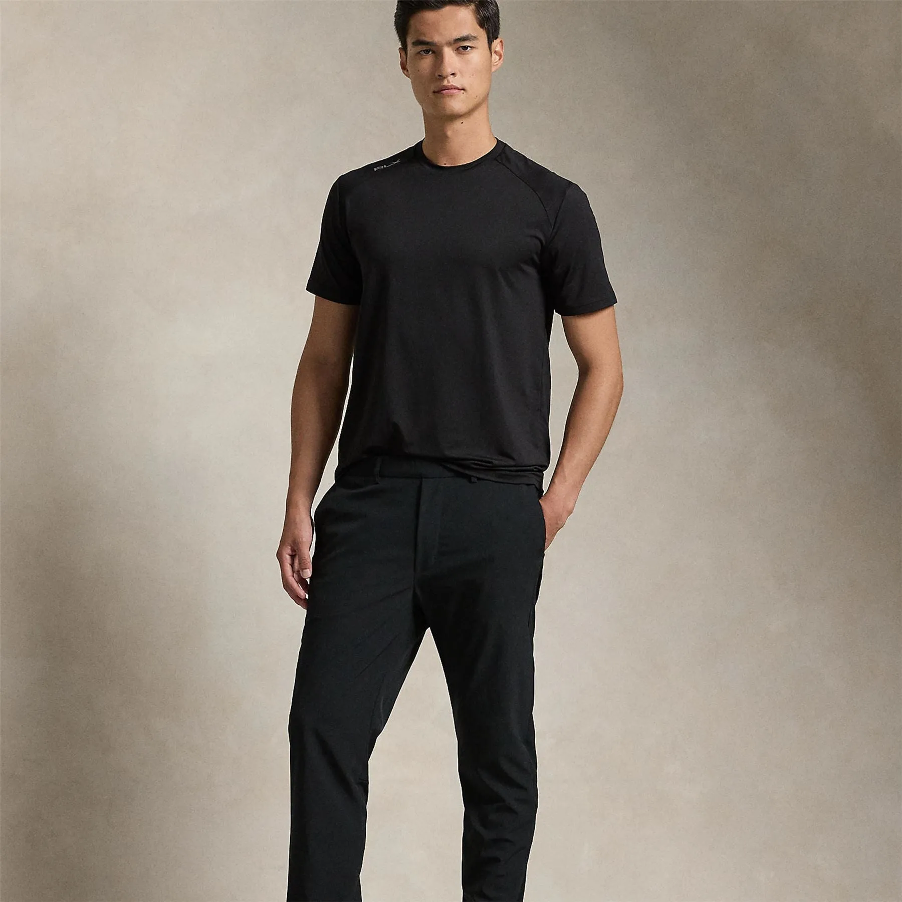 RLX Peached Airflow Tee Polo Black - AW24