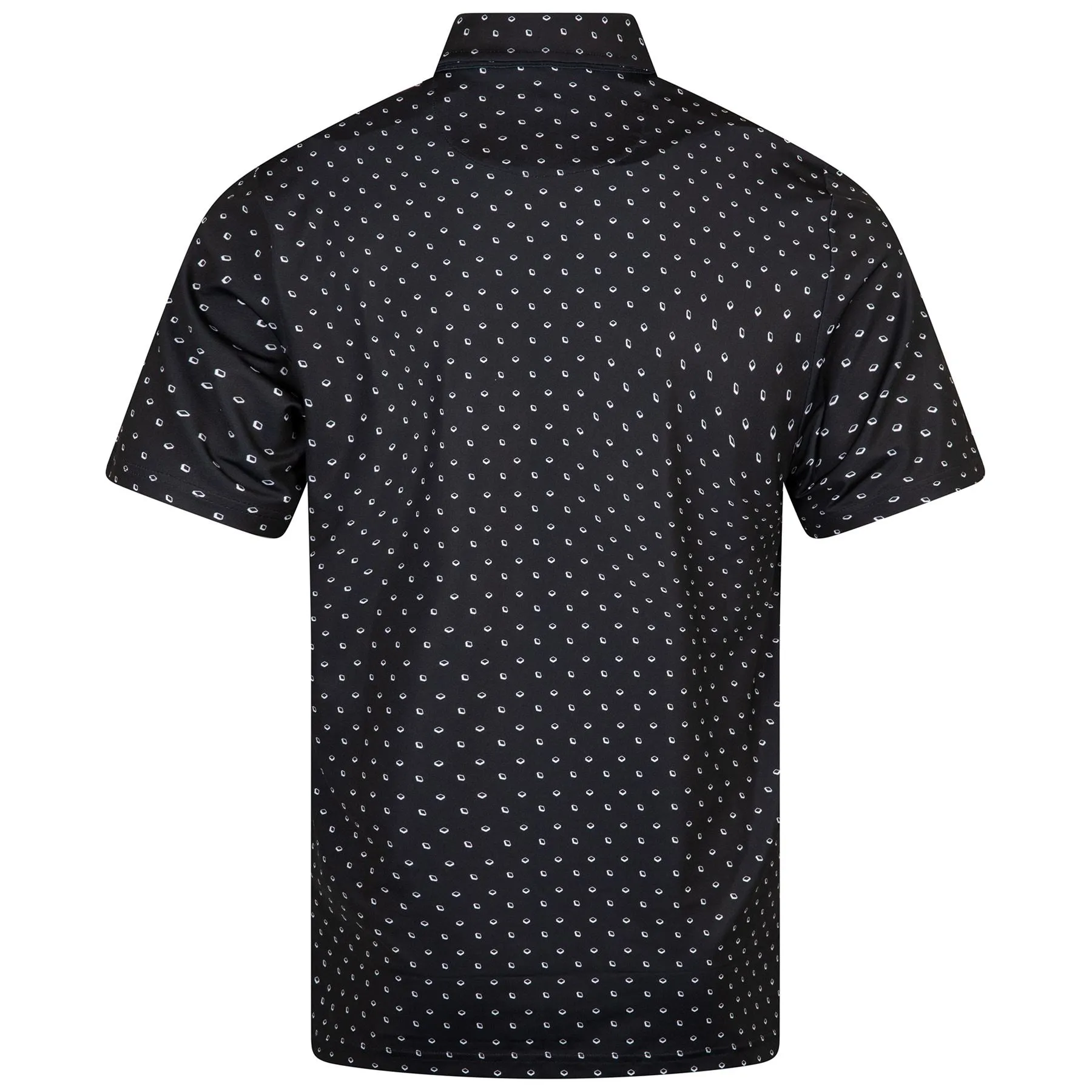 RLX Printed Lightweight Airflow Polo Black Monterey - SS24