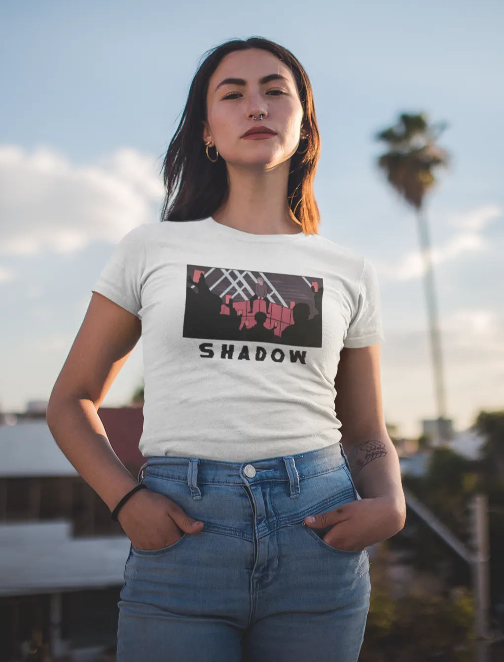 SHADOW  : BTS - HALF-SLEEVE T-SHIRTS
