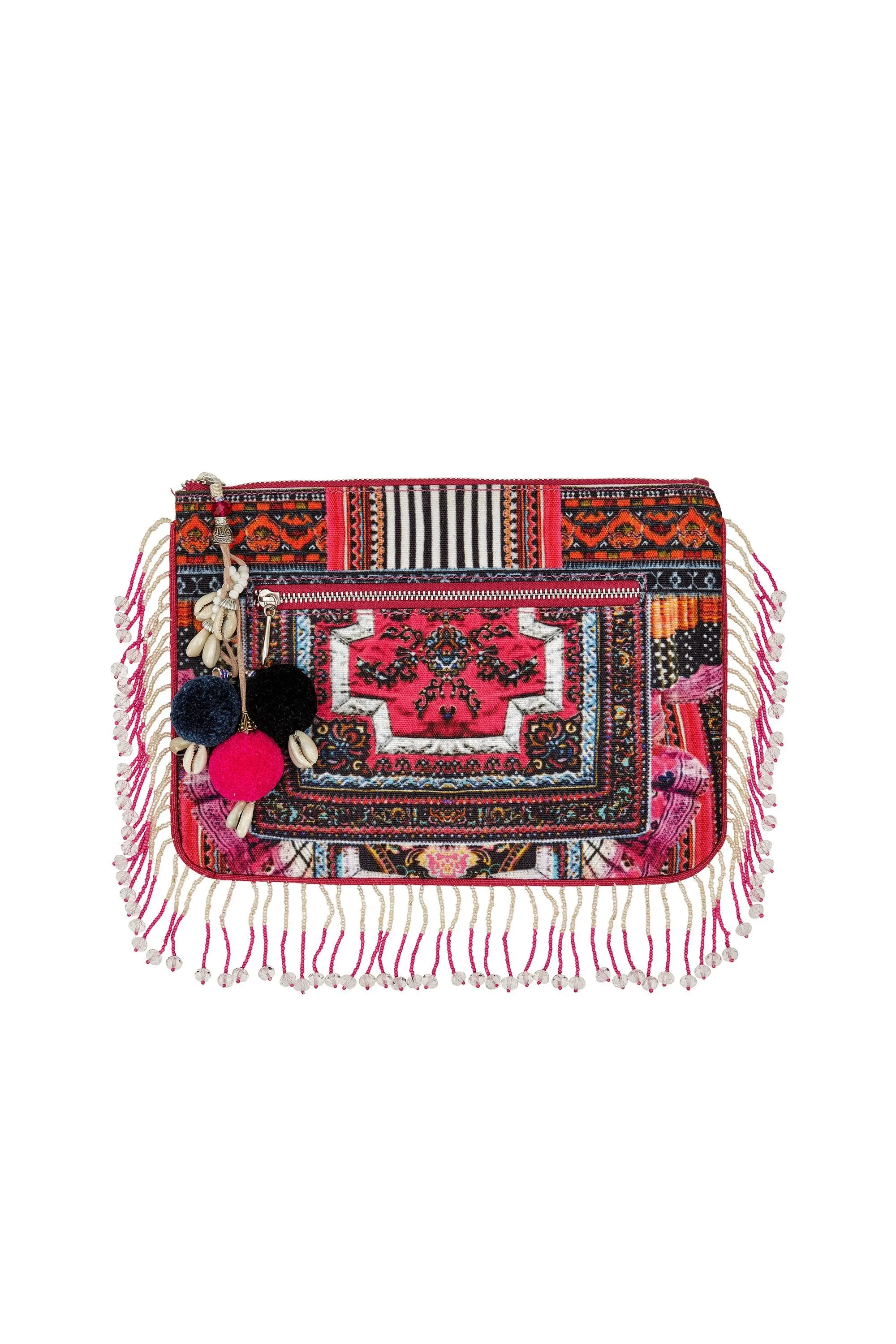 SMALL CANVAS CLUTCH STRAIGHT AND NARROW