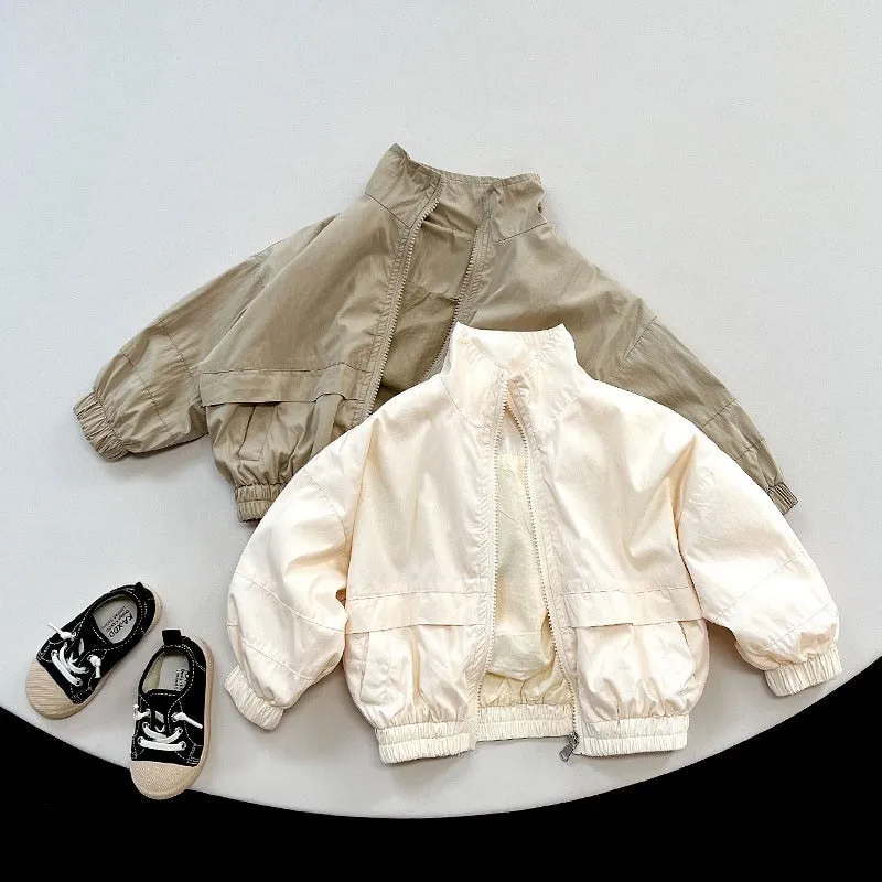 Solid Punching Jacket