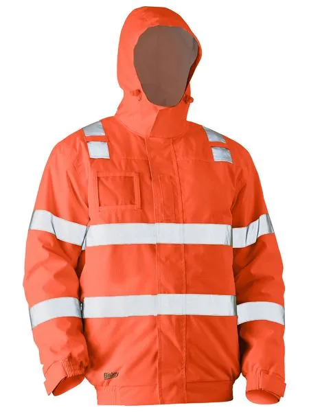 Taped Hi Vis Bomber Jacket For Men