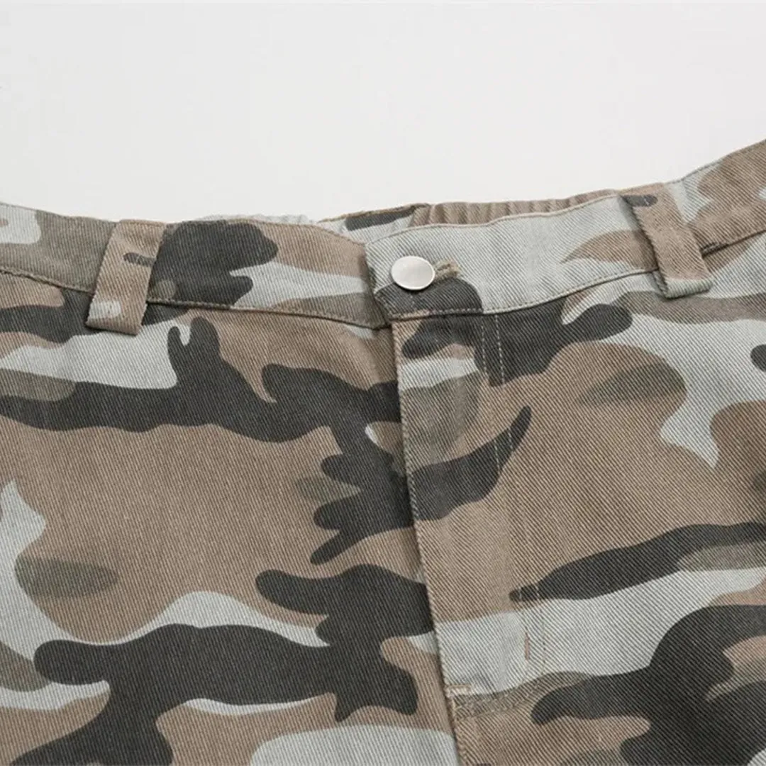 Taupe Camouflage Cargo Pant