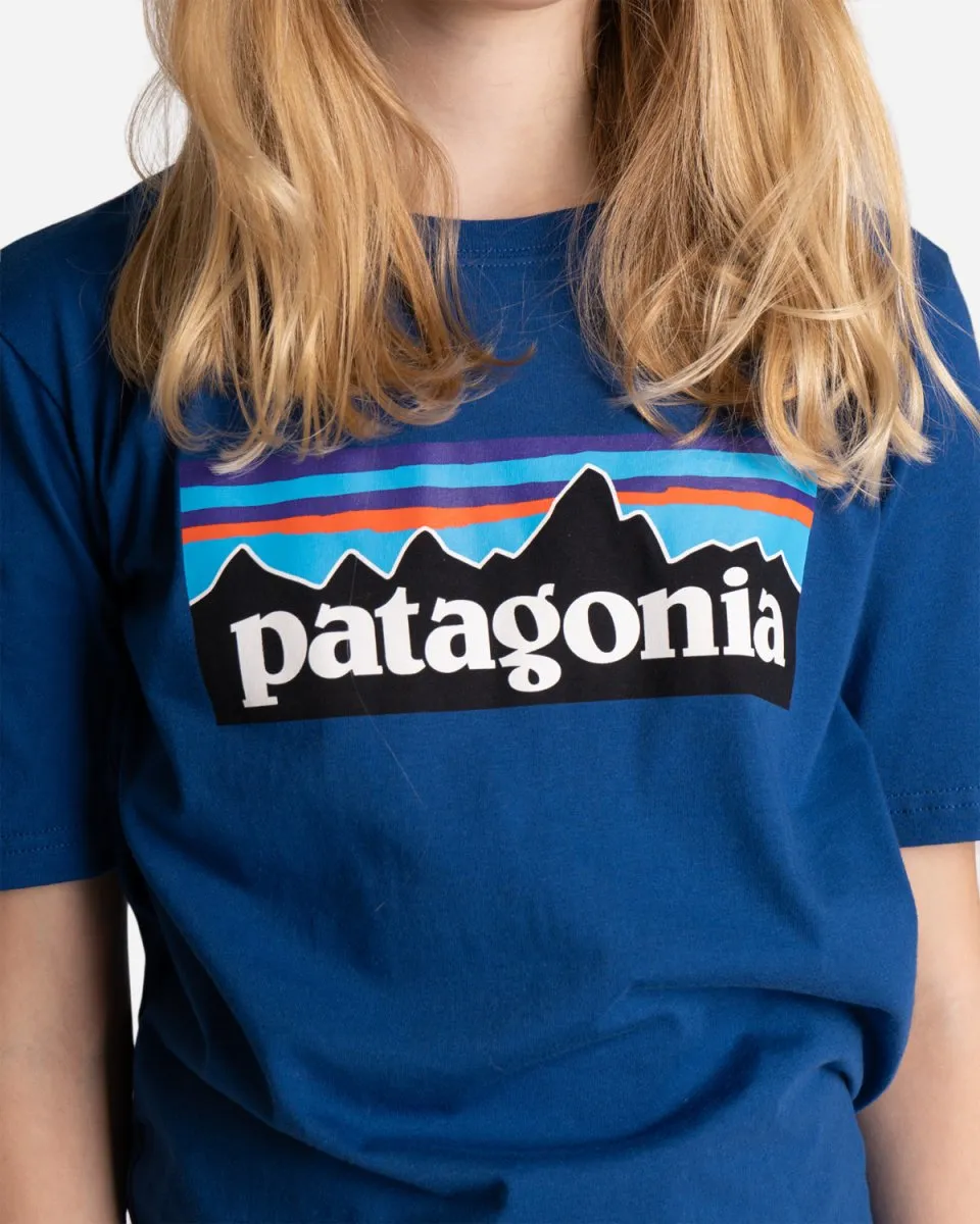 Teens Logo Organic T-Shirt - Superior Blue