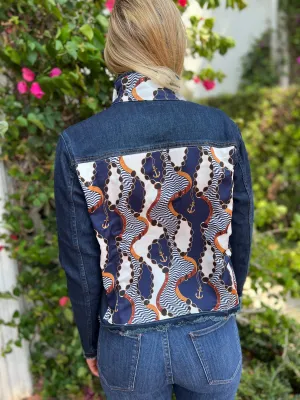 The Dark Denim Jacket / Navy Anchor
