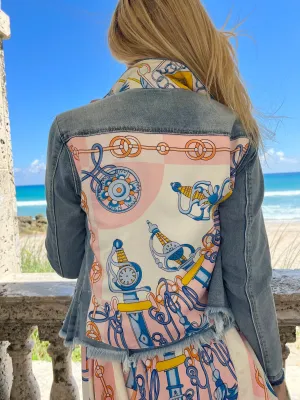 The Light Denim Jacket / Elegant Pink