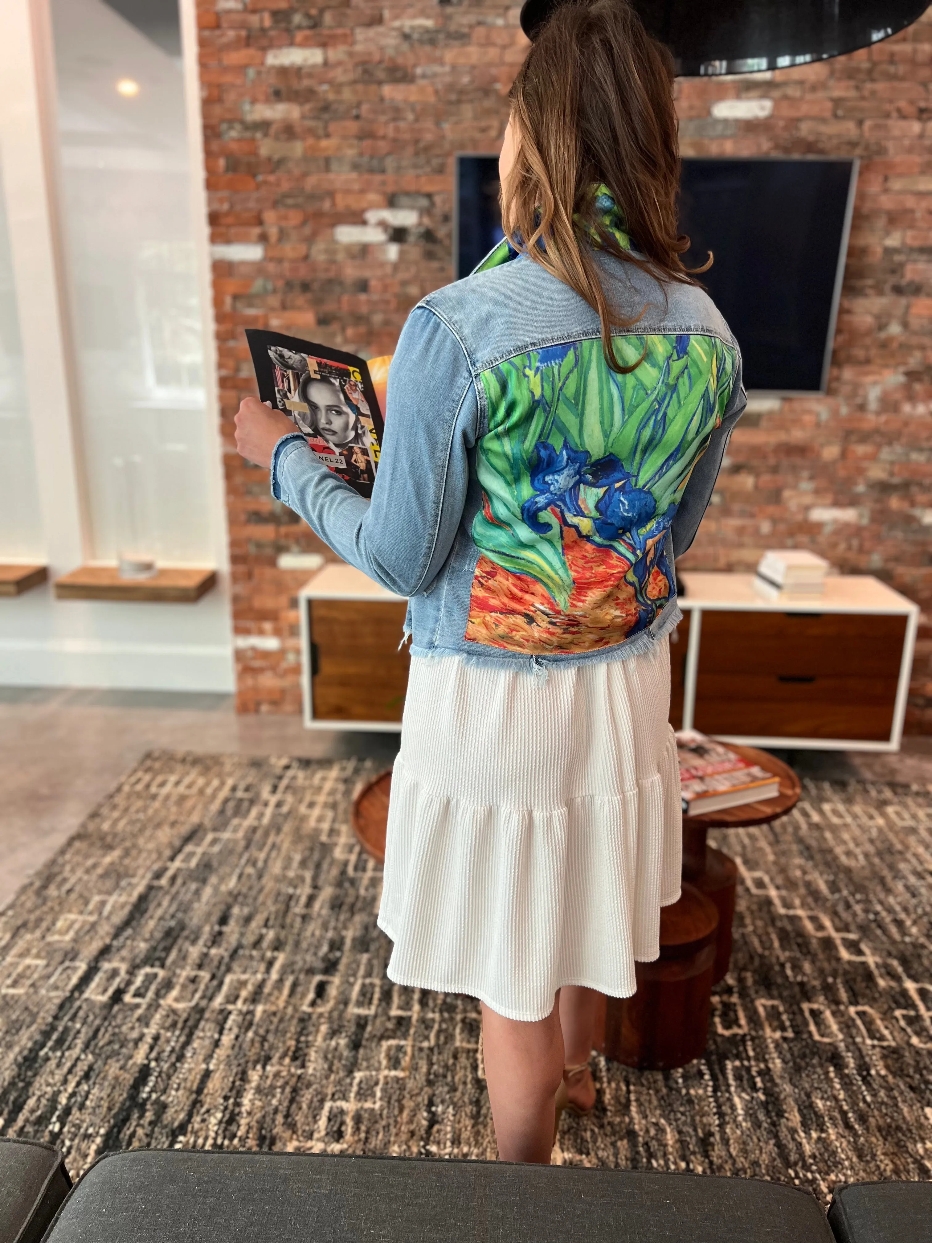 The Light Denim Jacket / Sunset Iris