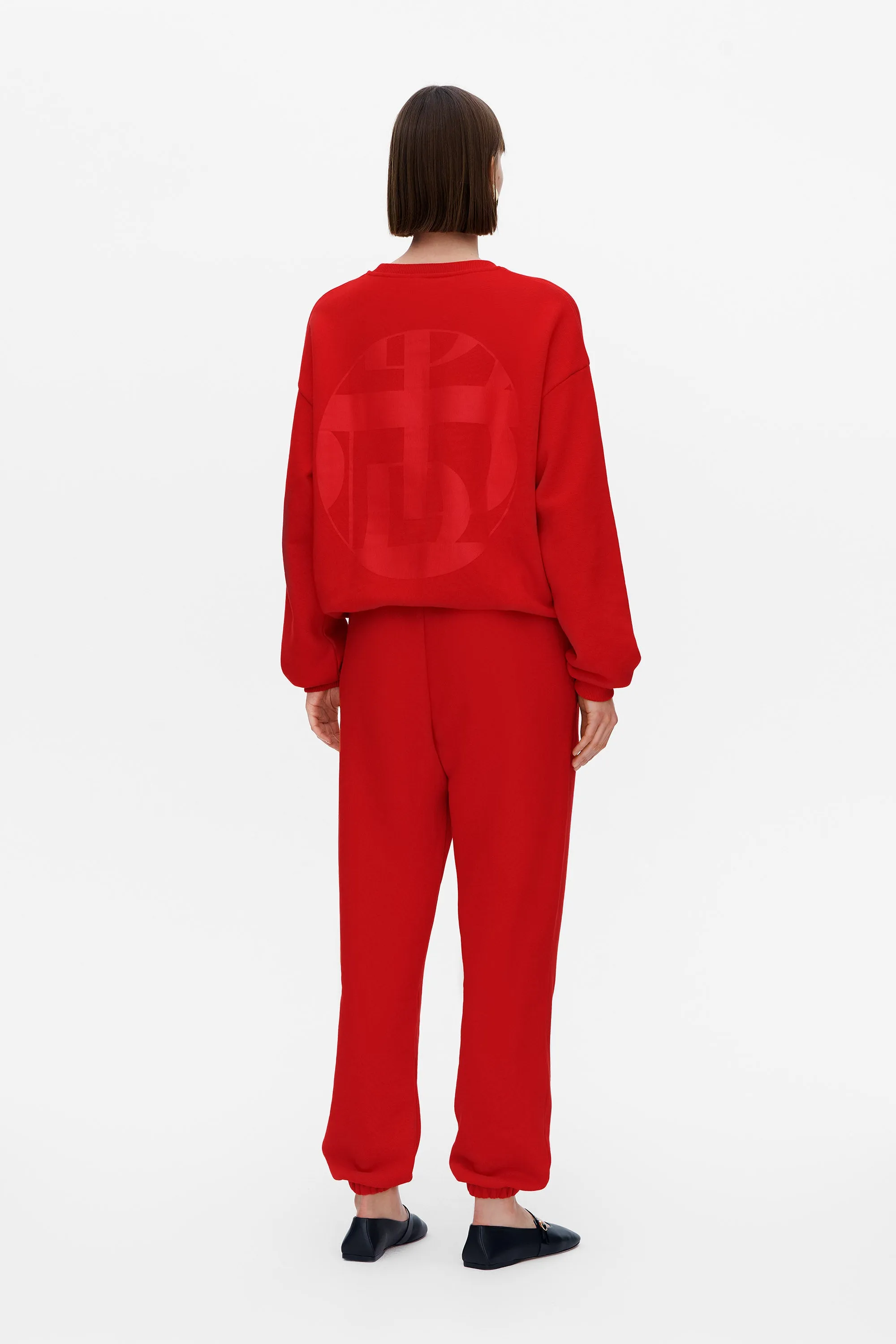 The Loose Fit Sweatpants, red